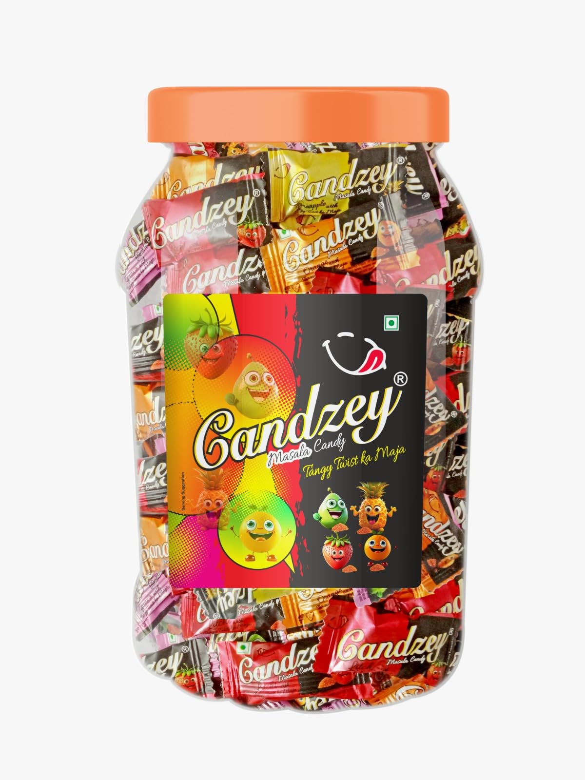 Candzey Masala Candy - Tangy Twist Jar (220 Candy) : Amazon.in